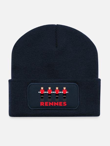 Rennes - Recycelte Patch Beanie - French Navy