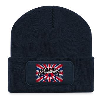 Fusion Jack, Paintball unite flag - Recycled Patch Beanie - french navy - Front