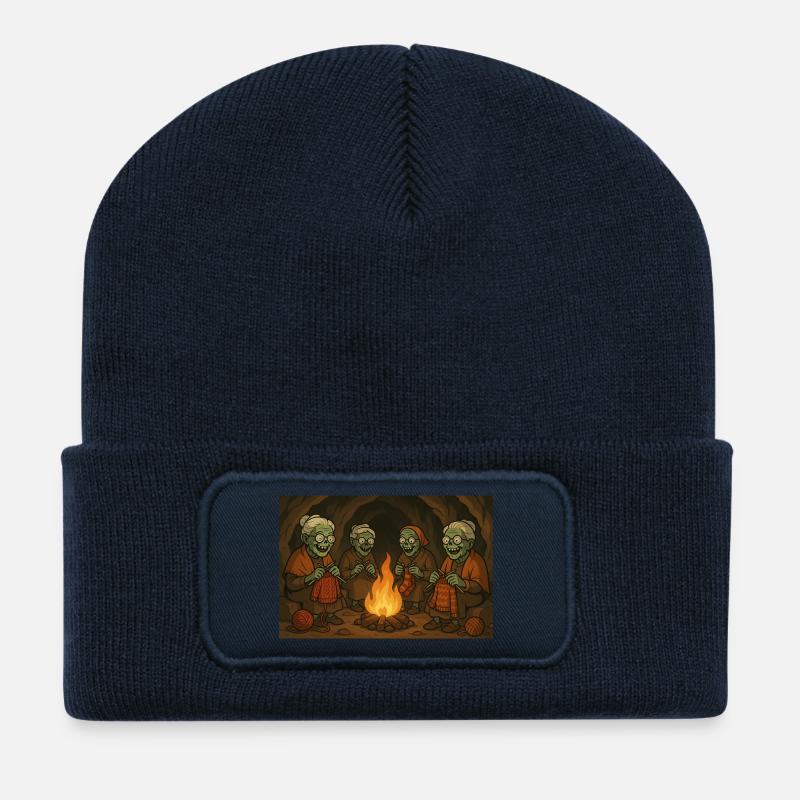 1000019114 - Recycelte Patch Beanie - French Navy