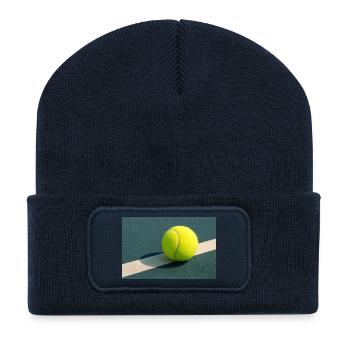 Sport - Tennis Ball - Recycled Patch Beanie - french navy - Front