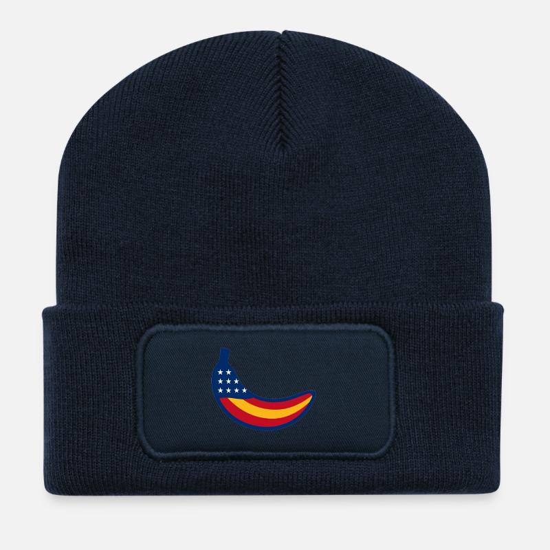Bananamerica - Recycelte Patch Beanie - French Navy