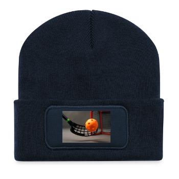 Sport - Floorball, stick and ball - Recycled Patch Beanie - french navy - Front