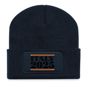 Italy 2025 - Recycled Patch Beanie - french navy - Front