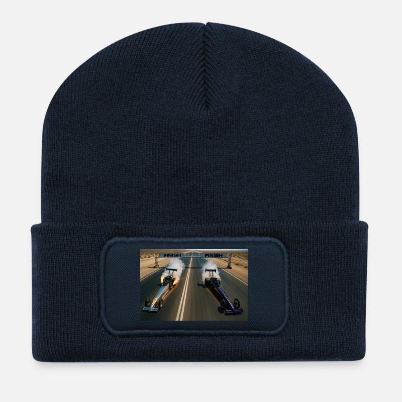 file_00000000477061fb97da823e292a19c3 - Recycelte Patch Beanie - French Navy