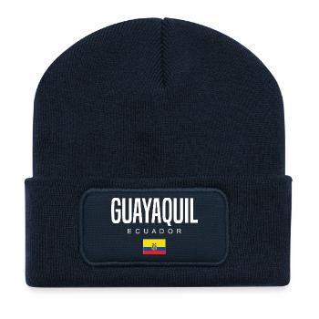 Guayaquil Ecuador Ecuadorianer - Recycelte Patch Beanie - French Navy - Vorne