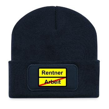Critical Melody Pensioner Work - Recycled Patch Beanie - french navy - Front