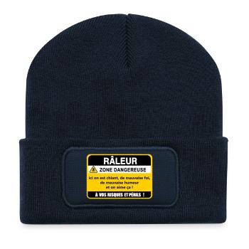 Complaining Danger Zone - Recycled Patch Beanie - french navy - Front