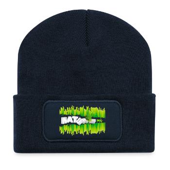 Find Peace & Strength – Harmonious Nature T-Shirt - Recycled Patch Beanie - french navy - Front