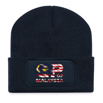 malaysia_gp - Recycelte Patch Beanie - French Navy - Vorne