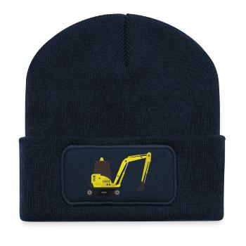 Excavator - Recycled Patch Beanie - french navy - Front