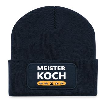 Cook - Recycled Patch Beanie - french navy - Front