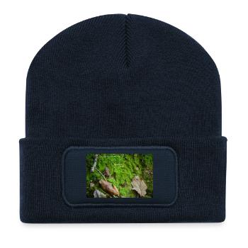 fabiolous world Froschi - Recycelte Patch Beanie - French Navy - Vorne