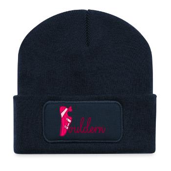 Hobby: Bouldering, Climbing - Recycled Patch Beanie - french navy - Front