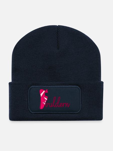 Hobby Bouldern Klettern - Recycelte Patch Beanie - French Navy