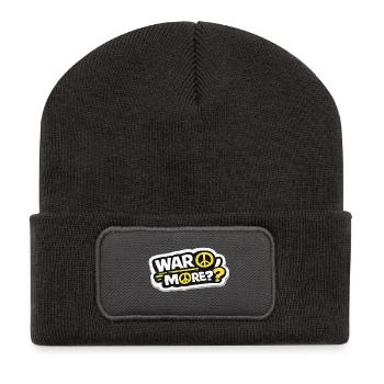 War No More – Sticker Peace & Humanity - Recycled Patch Beanie - dark grey - Front