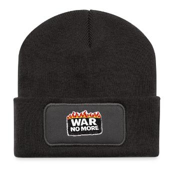 War No More – Sticker Peace & Humanity - Recycled Patch Beanie - dark grey - Front