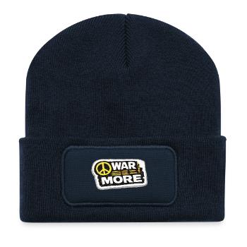 War No More – Sticker Peace & Humanity - Recycled Patch Beanie - french navy - Front
