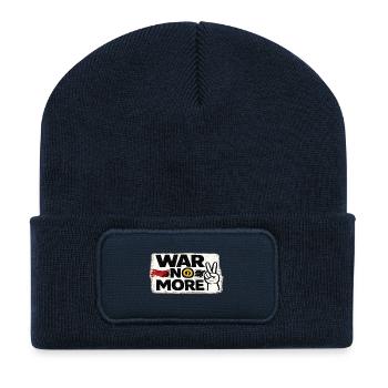 War No More – Sticker Peace & Humanity - Recycled Patch Beanie - french navy - Front
