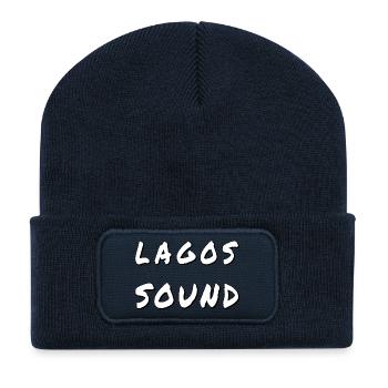 Lagos Sound – Algarve Music Design - Recycled Patch Beanie - french navy - Front