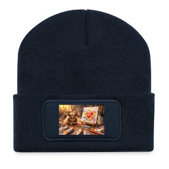 Chico 11: Mother's Day 2026 - Recycled Patch Beanie - french navy - Front