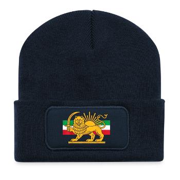 Iran - Recycled Patch Beanie - french navy - Front