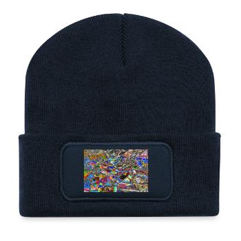 jabtrsnjnigj - Recycelte Patch Beanie - French Navy - Vorne