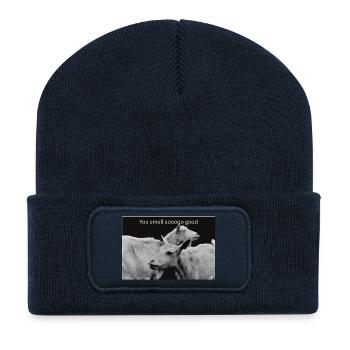 You smell so good - Recycled Patch Beanie - french navy - Front