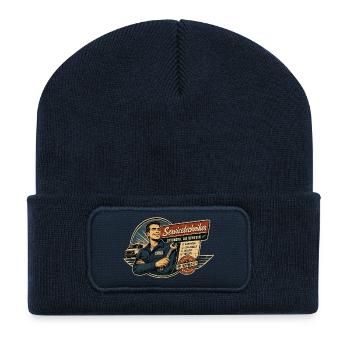 Servicetechniker Vintage Poster - Recycelte Patch Beanie - French Navy - Vorne