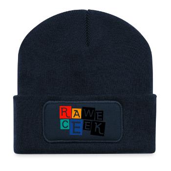 RAWE CEEK RENNWOCHE FORMELWOCHENENDE F1 - Recycelte Patch Beanie - French Navy - Vorne