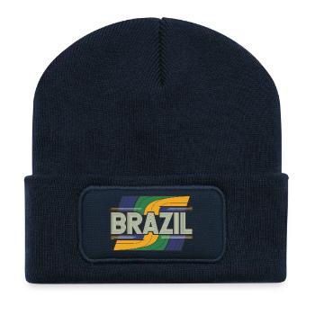 Brazil - Recycled Patch Beanie - french navy - Front