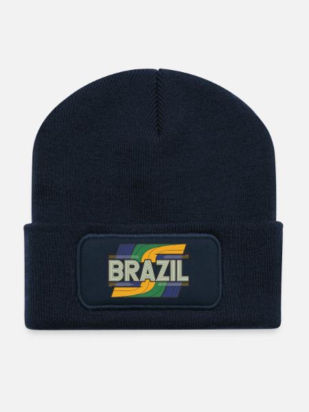 Brazil - Recycled Patch Beanie - french navy