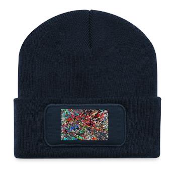 krujigushj - Recycelte Patch Beanie - French Navy - Vorne