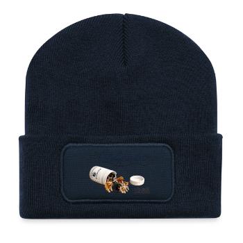 Antidepressive Hundeliebe - Recycelte Patch Beanie - French Navy - Vorne