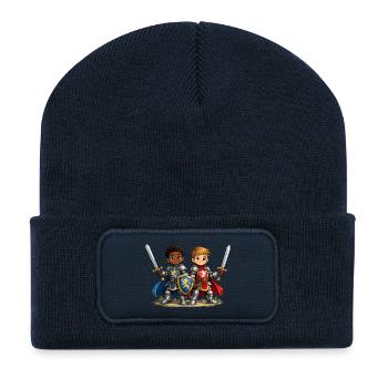 Best Friends - Knight Duo - Recycled Patch Beanie - french navy - Front
