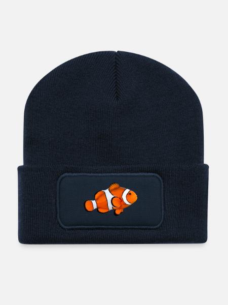 Clownfish - Recycled Patch Beanie - french navy