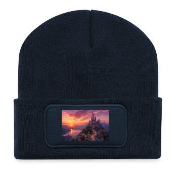 Nature - Recycled Patch Beanie - french navy - Front