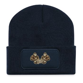 Doppelgorilla Kraftduo Fitness - Recycelte Patch Beanie - French Navy - Vorne