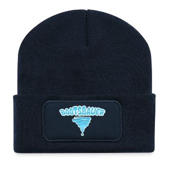 Gift for boat builders - Recycled Patch Beanie - french navy - Front