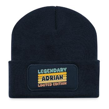 Legendary Adrian - Recycled Patch Beanie - french navy - Front