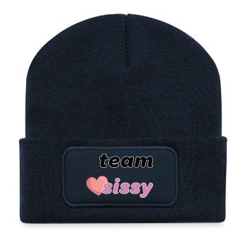 Team, Liebling, Liebling - Recycelte Patch Beanie - French Navy - Vorne