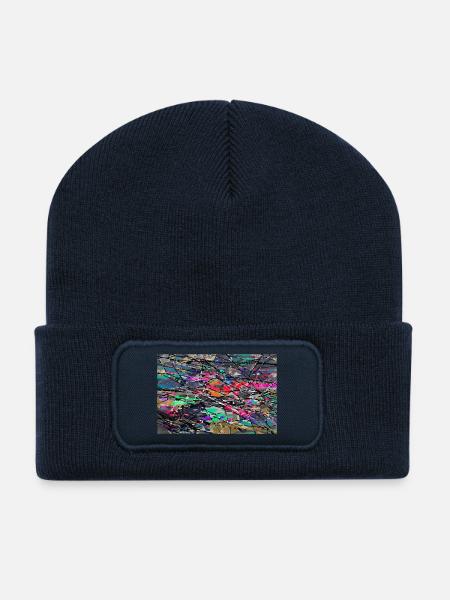 improvimprj - Recycelte Patch Beanie - French Navy