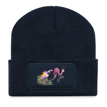 Flamejet Snail Robo Drive - Recycelte Patch Beanie - French Navy - Vorne