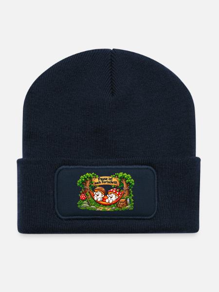 file_000000008bc4820a960e182e76efc721 - Recycelte Patch Beanie - French Navy