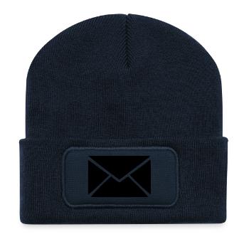 Brief - Post - Recycelte Patch Beanie - French Navy - Vorne