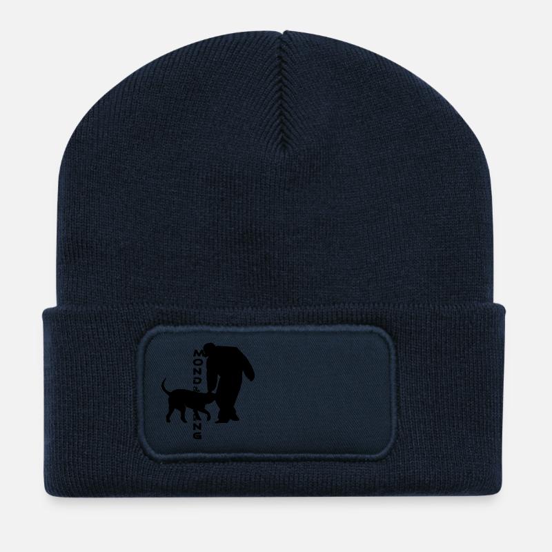 mondioring - Recycelte Patch Beanie - French Navy