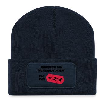 Bachelor - Recycled Patch Beanie - french navy - Front