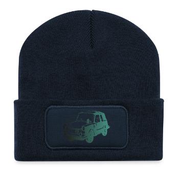  601 Kübel Stoffhund - Recycelte Patch Beanie - French Navy - Vorne