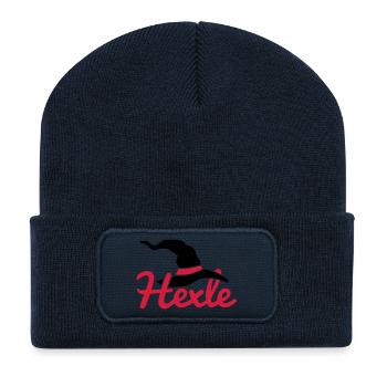 Hexle - Recycelte Patch Beanie - French Navy - Vorne