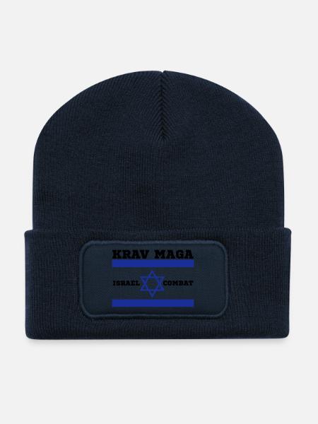 Krav Maga - Recycelte Patch Beanie - French Navy