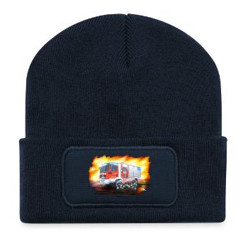 TLFA ohne Schrift - Recycelte Patch Beanie - French Navy - Vorne
